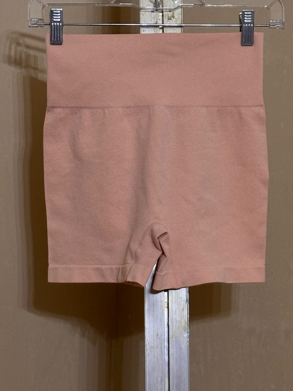 High-Waist Women’s Bike Shorts — Melon - Picture 1 of 3